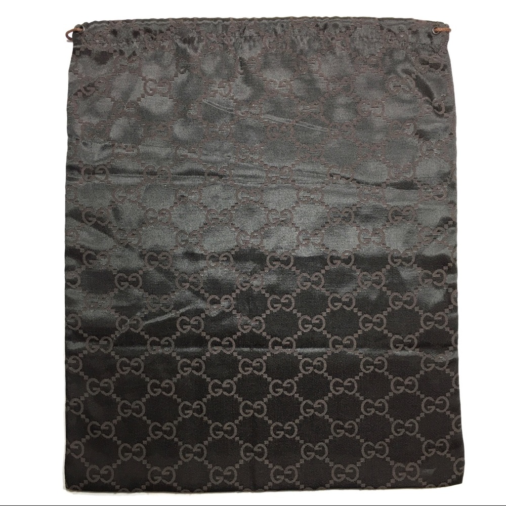 Gucci Brown Satin Monogram GG Storage Dust Bag